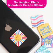 ULTIMA | Sublimation Blank Microfiber Sticker Screen Cleaner, 10pk