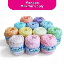 Monaco Milk Yarn Crochet Yarn | 5ply | 50 grams | 100% Acrylic |