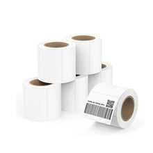 MUNBYN Thermal Label Sticker Small Size 1.97''x1.18'' (50mm x 30mm), Square, White
