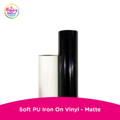 THE HAPPY STATION | Soft PU Iron On Vinyl - Matte