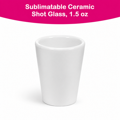 ULTIMA | Sublimatable Ceramic Shot Glass, 1.5 oz