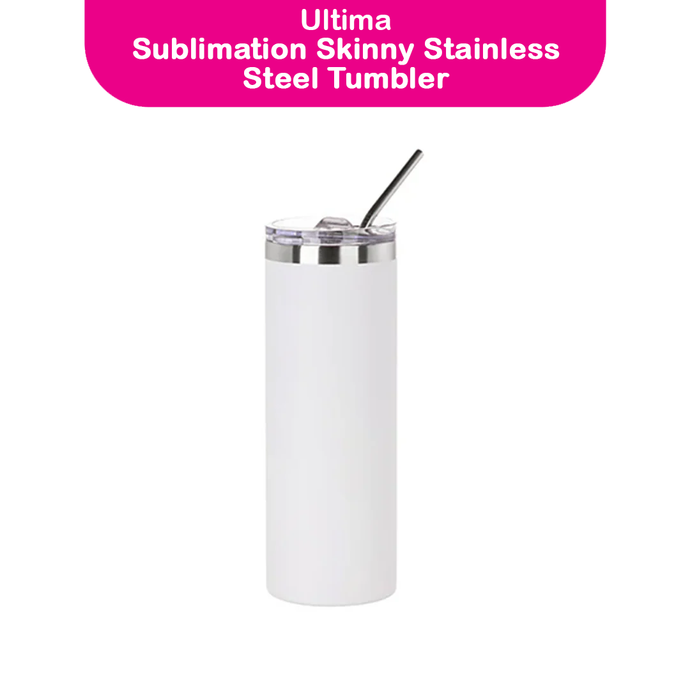 ULTIMA | Sublimation Skinny Stainless Steel Tumbler, 20oz/600ml