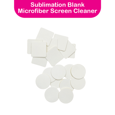 ULTIMA | Sublimation Blank Microfiber Sticker Screen Cleaner, 10pk