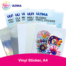 ULTIMA | Vinyl Sticker, A4 (compatible with dye and pigment inks)
