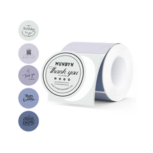 MUNBYN Morandi Series Thermal Label
