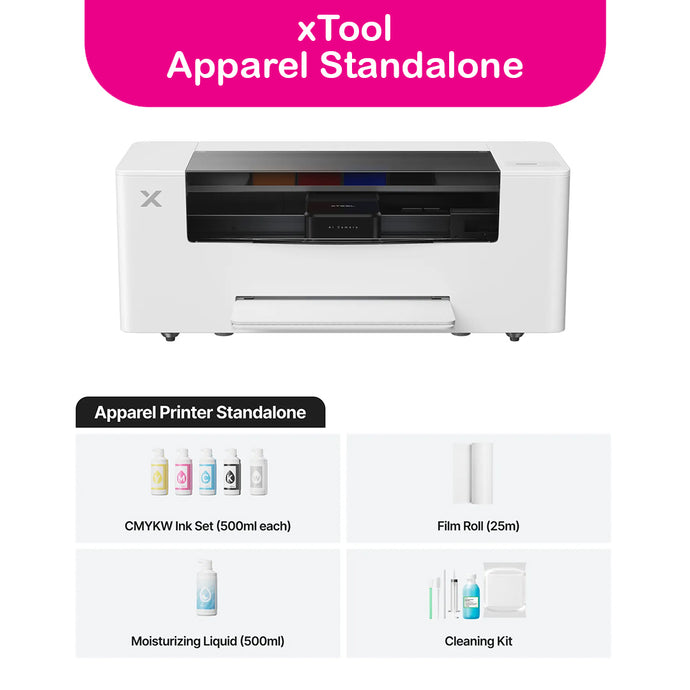 xTool | Apparel Printer Standalone & Versatile Bundle