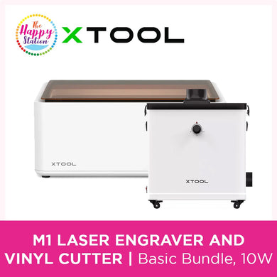 xTOOL | M1 Laser Engraver and Vinyl Cutter, Basic Bundle - 10W