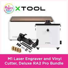 xTOOL | M1 Laser Engraver and Vinyl Cutter, Deluxe RA2 Pro Bundle - 10W