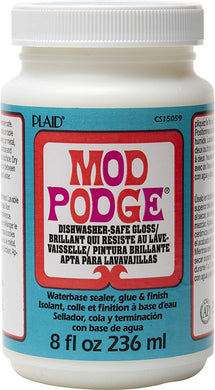 Mod Podge Dishwasher Safe Water based Sealer, Glue and Finish (8 fl oz)