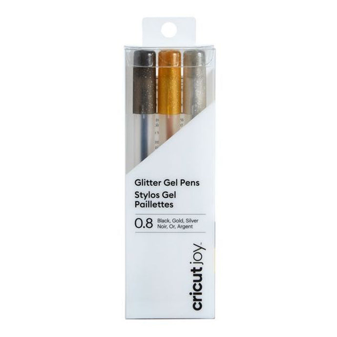 Cricut Joy Glitter Gel Pens 0.8 Black - Gold - Silver