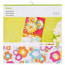 Cricut Deluxe Paper Vibrant Flowers, 30x30cm 10-sheets