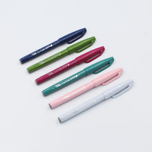 Pentel Touch Brush Sign Pen Set - New Color