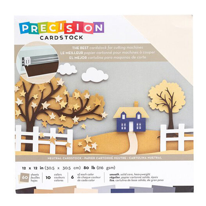 AMERICAN CRAFTS | Precision Cardstock - Neutral - Smooth