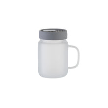 ULTIMA | Sublimation Frosted Glass Mason Jar w/ handle and silicone Lid, 20oz/600ml
