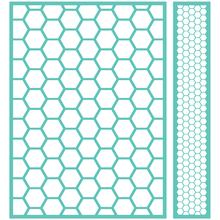 Cuttlebug™ 5x7 Embossing Folder & Border, Honeycomb