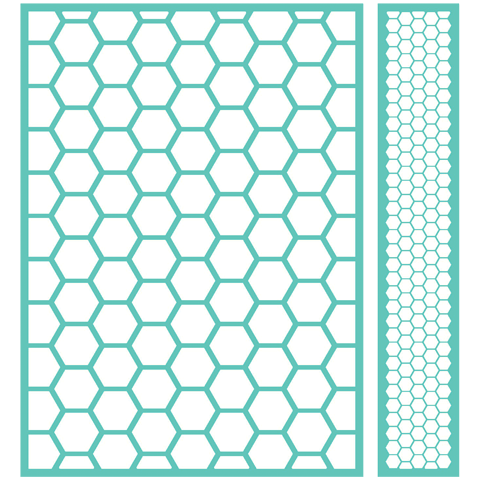 Cuttlebug™ 5x7 Embossing Folder & Border, Honeycomb