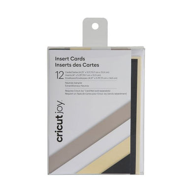Cricut Joy™ Insert Cards, Neutrals Sampler