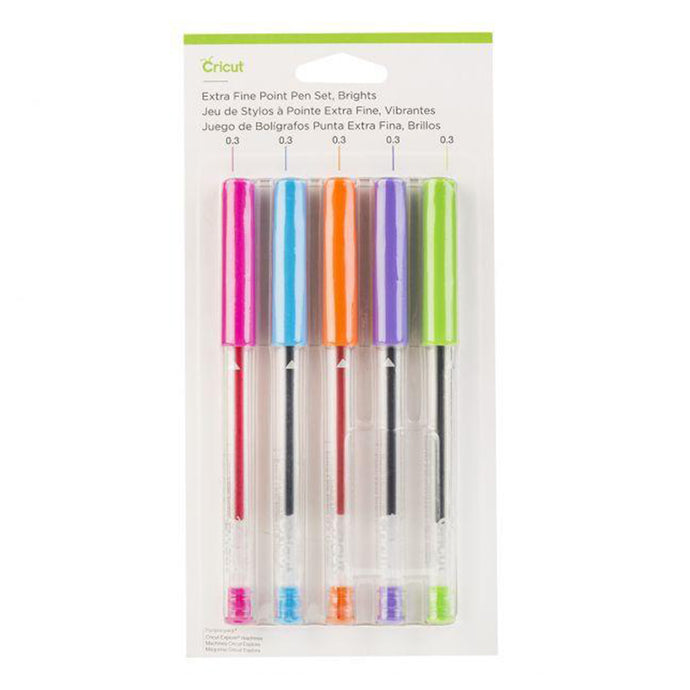 Cricut Extra Fine Point Pen Set, Brights (5 ct.)