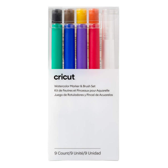 Cricut Watercolor Marker & Brush Set (9 ct)